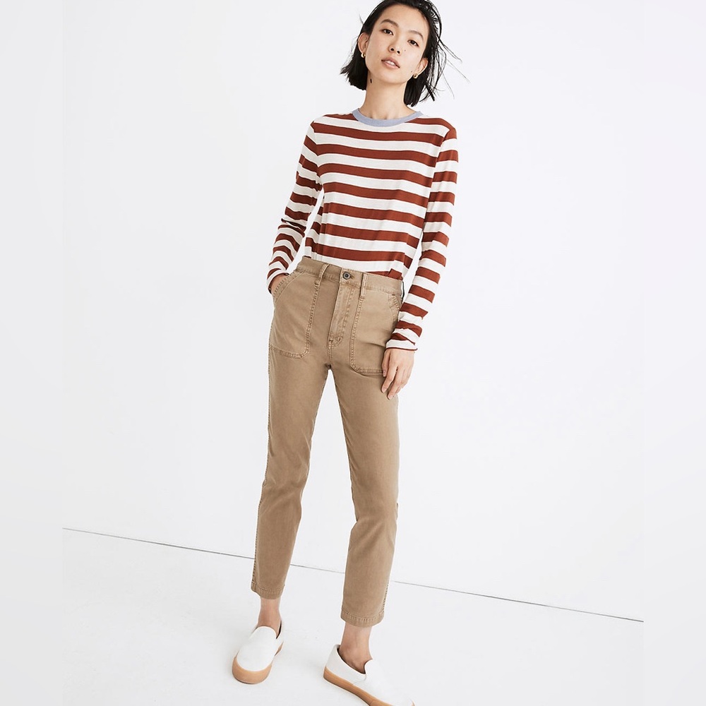 Madewell Stovepipe Fatigue Pants - curvy